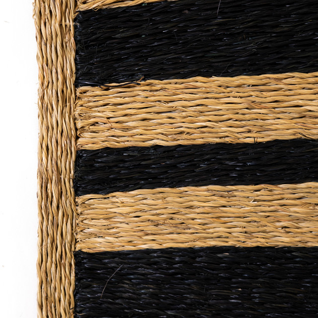 Gone Rural Rings of Jupiter Placemat - Smoke & Black detail