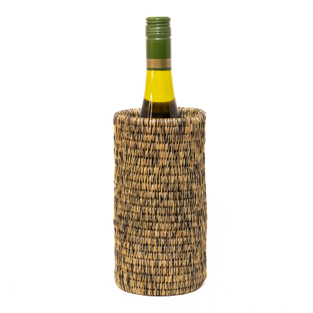 Gone Rural Lavumisa Smoke Bottle Holder, 20cm detail with a bottle