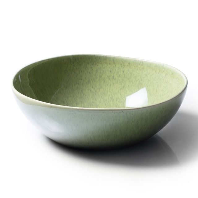 JAN Ashes & Olive Salad Bowl, 25.5cm - Olive