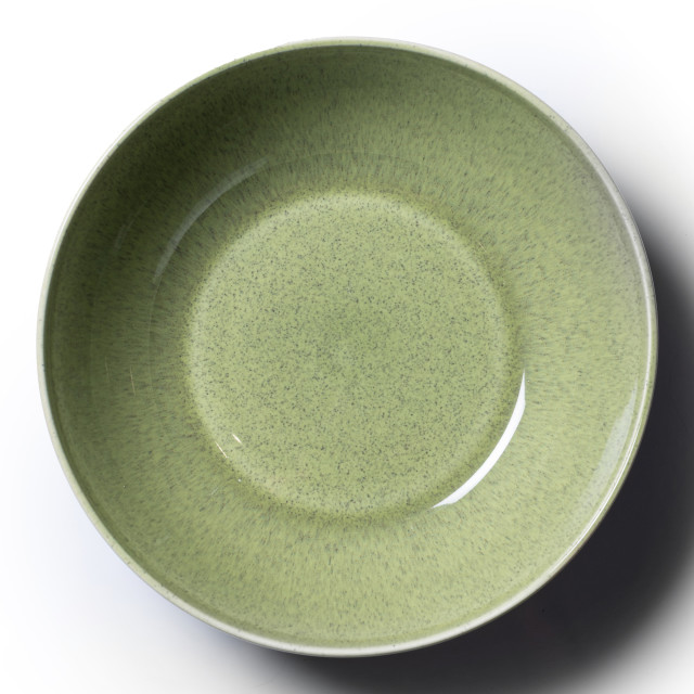 JAN Ashes & Olive Salad Bowl, 25.5cm - Olive angle