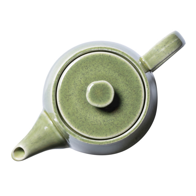 JAN Ashes & Olive Teapot, 1L - Olive angle