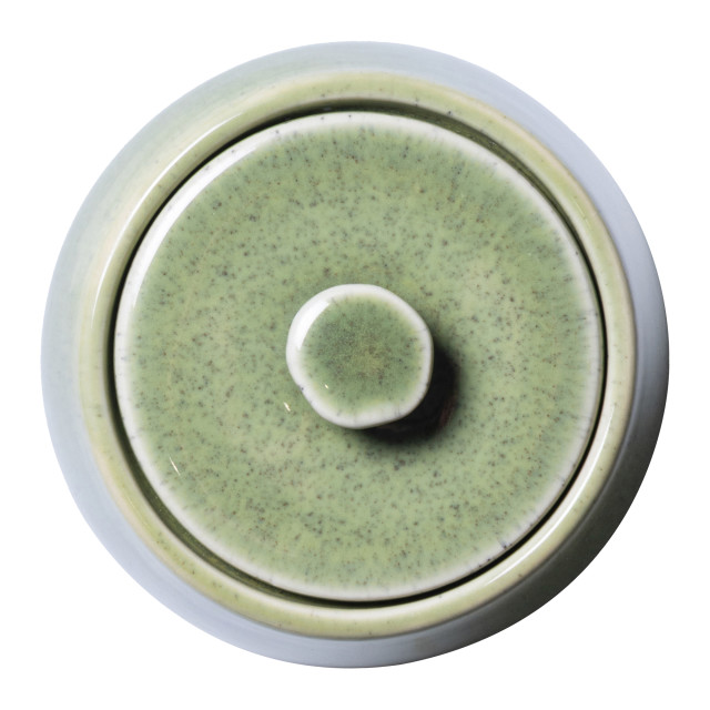 JAN Ashes & Olive Sugar Pot, 300ml - Olive angle
