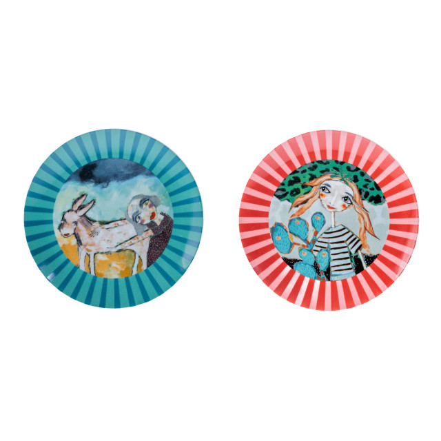 Olivia Princess Porcelain Side Plates, Set of 4