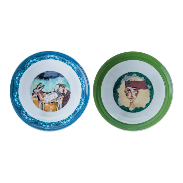 Olivia Princess Porcelain Cereal Bowls, Set of 4 detail