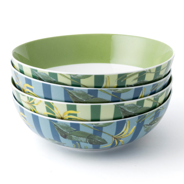 Olivia Princess Porcelain Cereal Bowls, Set of 4