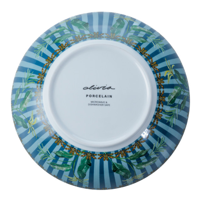 Olivia Princess Porcelain Salad Bowl, 24cm angle