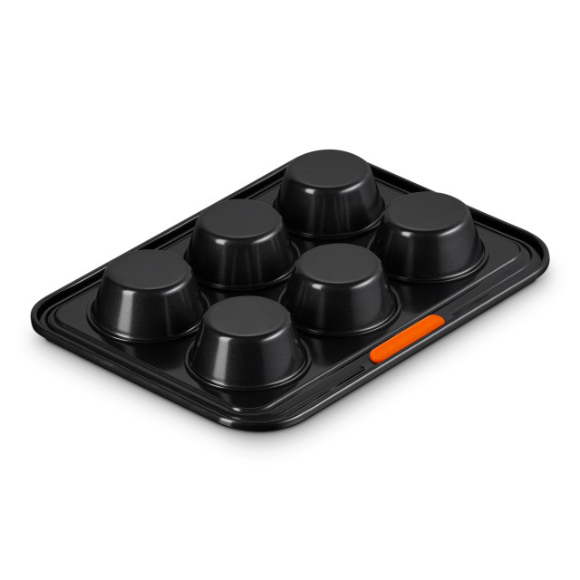 Le Creuset Non-Stick Mini Muffin Pan, 6-Cup angle
