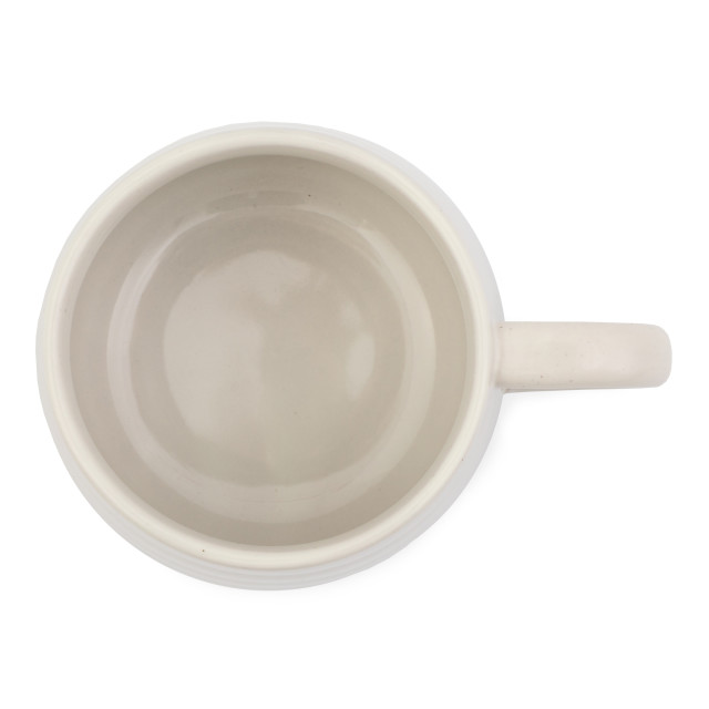 Jamie Oliver Big Love Stoneware Cosy Cuppa Mug, 375ml - White angle