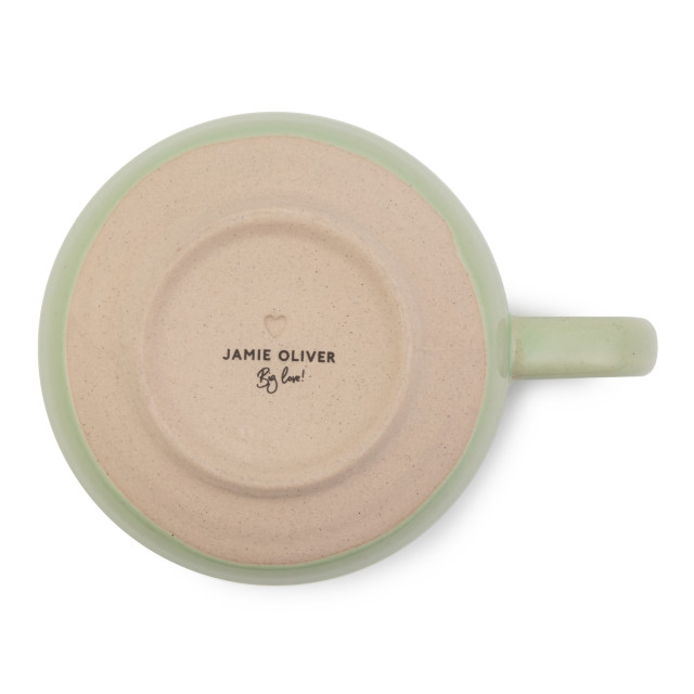 Jamie Oliver Big Love Stoneware Cosy Cuppa Mug, 375ml - Green angle