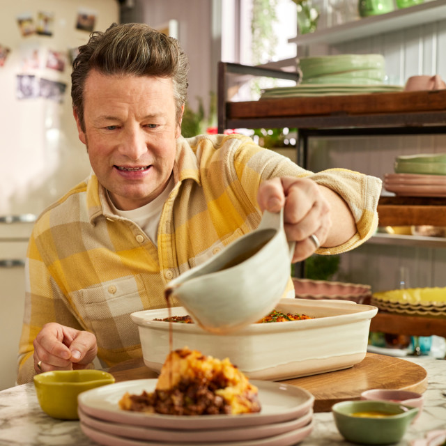 Jamie Oliver with the Big Love collection