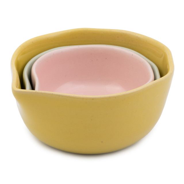 Jamie Oliver Big Love Stoneware Pinch-Me Pots, Set of 3 angle