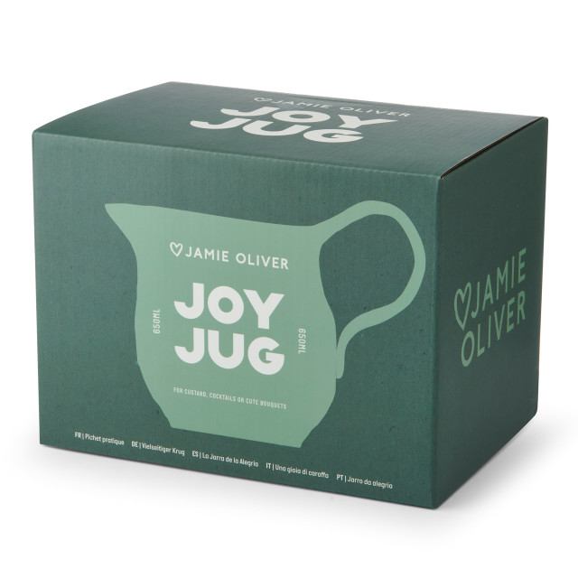 Jamie Oliver Big Love Stoneware Joy Jug, 650ml packaging