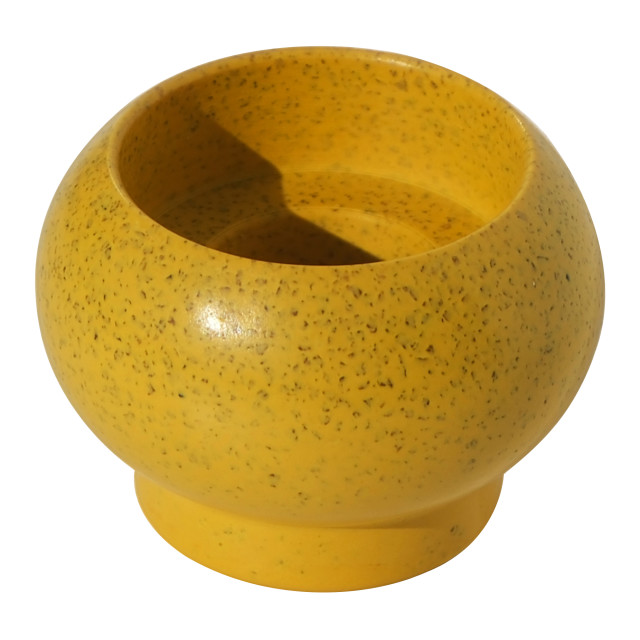 Alkaline Stackable Candle Holder - Ochre Yellow