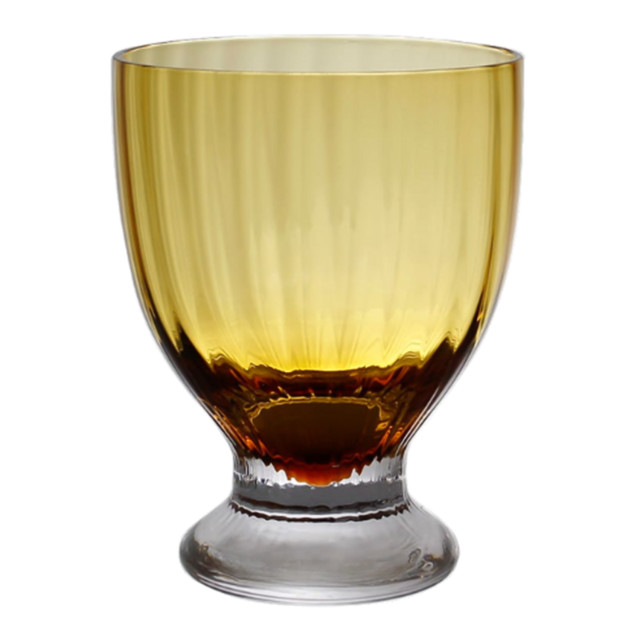 Jenna Clifford Eclipse Water Glasses, Set of 4 - Dark Amber
