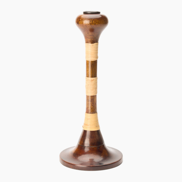 Thread Office Raffia Palm Candlestick Holder - Large