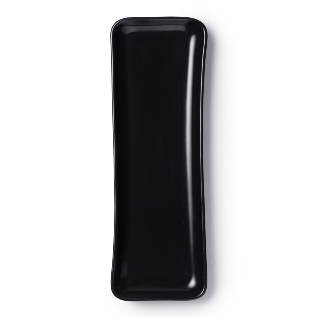JAN Noir et Noir Sushi Tray, 33cm angle