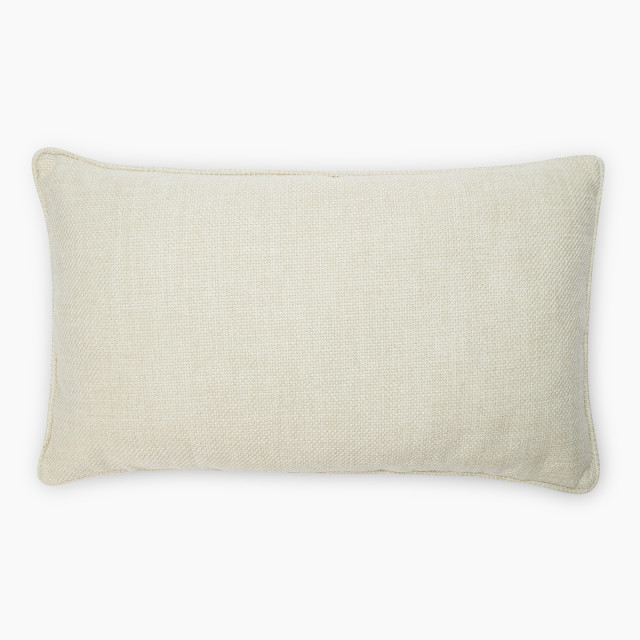 Thread Office Natural Grounded Scatter Cushion with Feather Blend Inner, 40cm x 70cm
