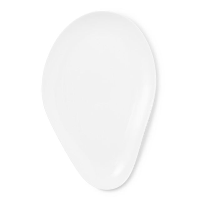 JAN Maison Blanche Droplet Platter - 41cm angle