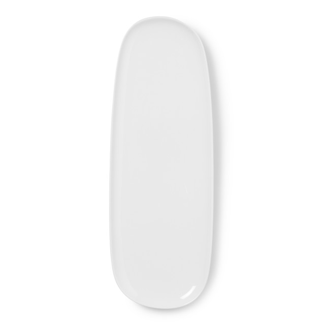 JAN Maison Blanche Rectangular Platter, 36cm angle
