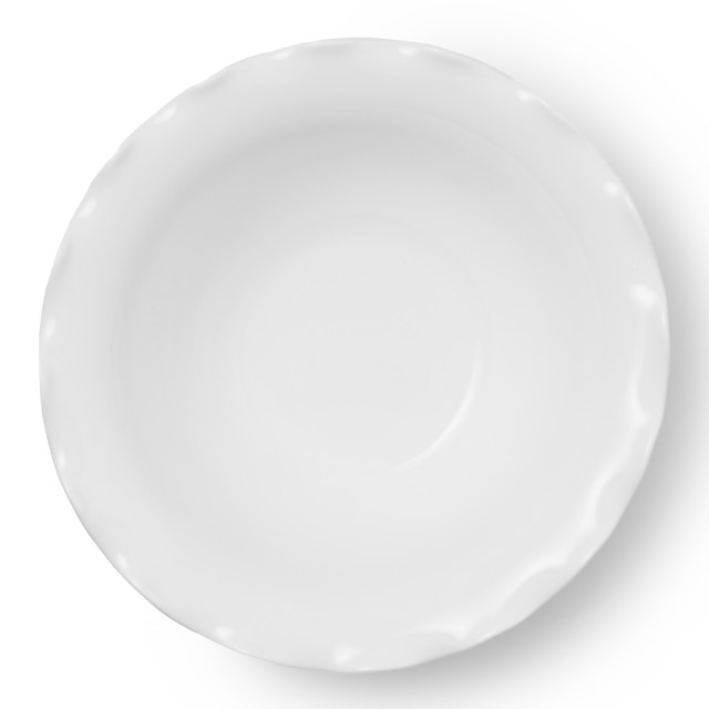 JAN Maison Blanche Salad Bowl, 22.5cm angle