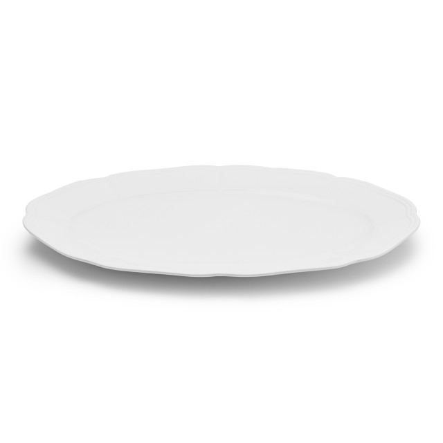 JAN Maison Blanche Baroque Oval Platter, 41cm