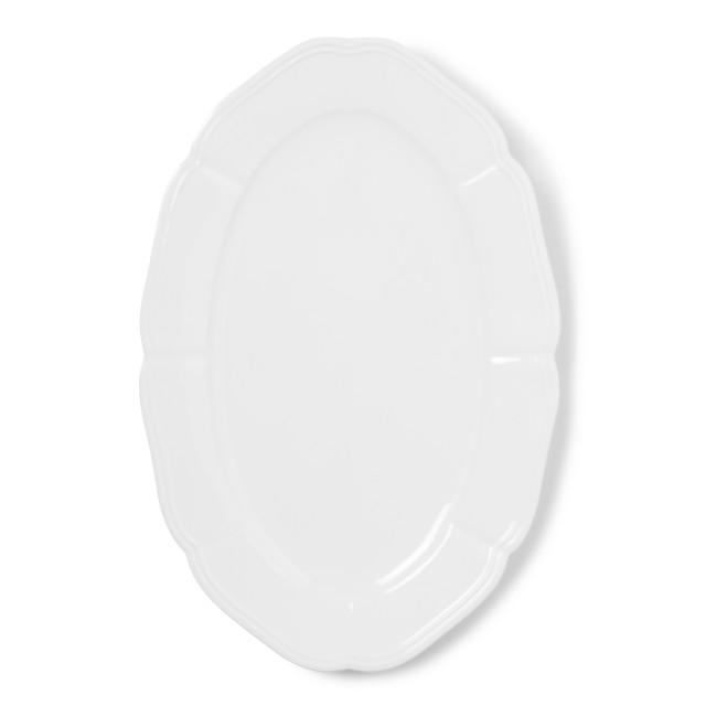 JAN Maison Blanche Baroque Oval Platter, 41cm