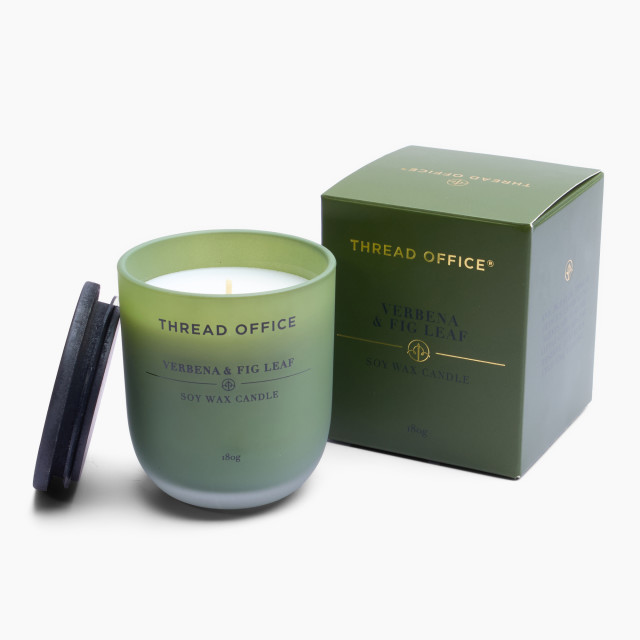 Thread Office Verbena & Fig Candle with Lid, 180g