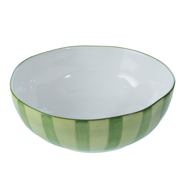 Olivia Princess Hand-Painted Salad Bowl, 23cm angle