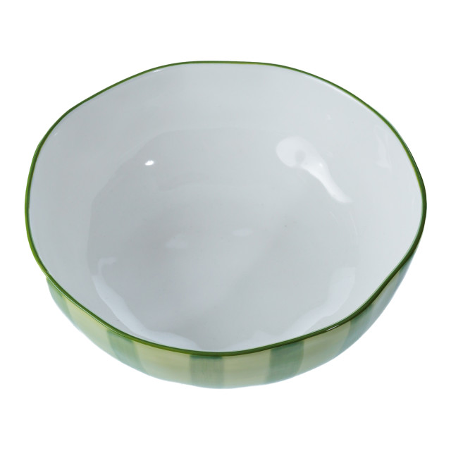 Olivia Princess Hand-Painted Salad Bowl, 23cm angle