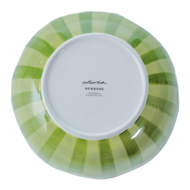 Olivia Princess Hand-Painted Salad Bowl, 23cm angle