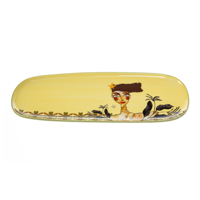 Olivia Princess Hand-Painted Sandwich Tray, 36cm
