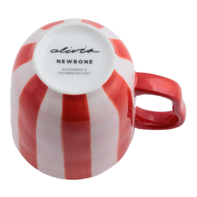 Olivia Princess Hand-Painted Mug, 300ml - Pink angle