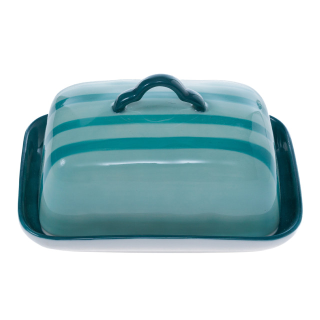 Olivia Princess Hand-Painted Butter Dish, 17cm