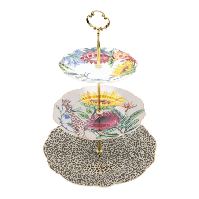 Jenna Clifford Wild Bloom 3-Tier Cake Stand