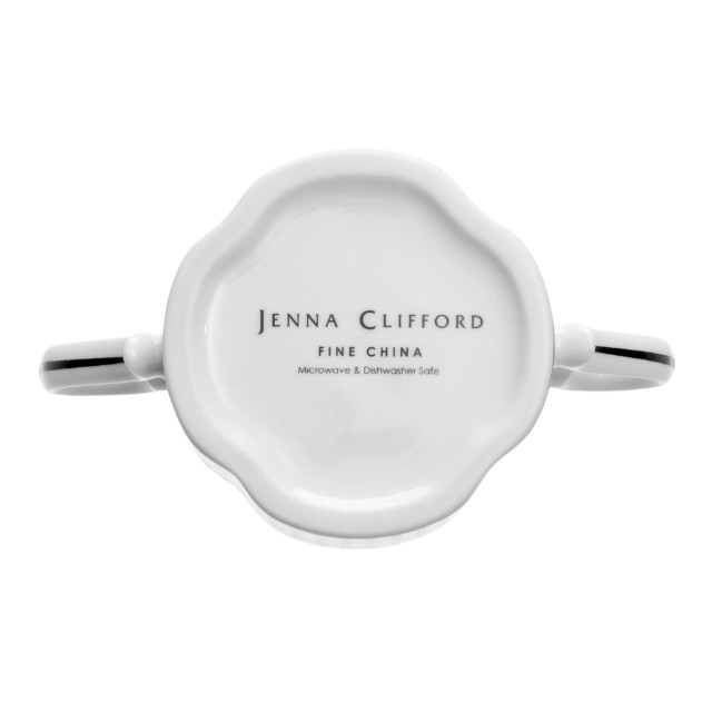 Jenna Clifford Ivory Noir Sugar Pot, 350ml angle