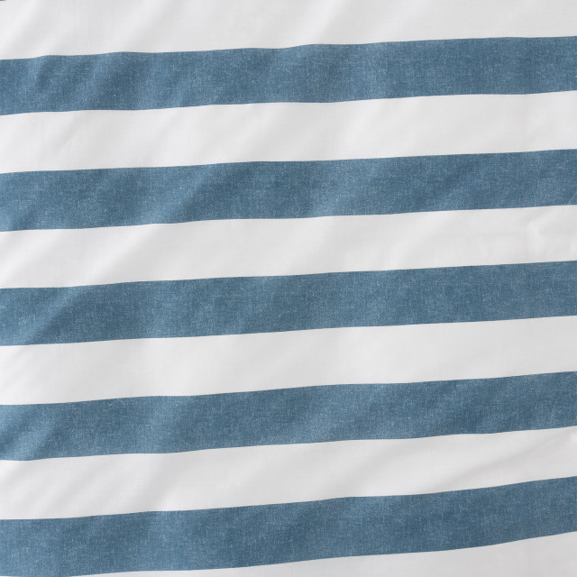 Linen House Denim Sydney Duvet Cover Set - Double detail on the bed