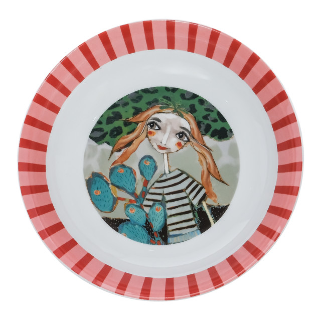 Olivia Princess Porcelain Pasta Bowls, Set of 4