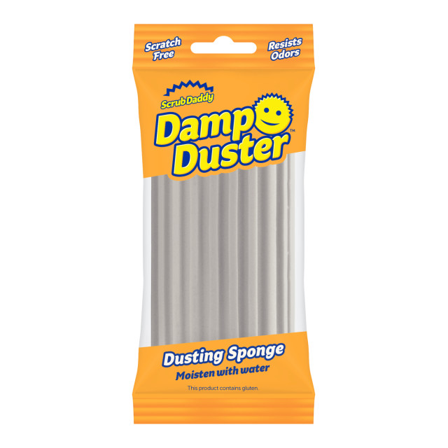 Scrub Daddy Silver Damp Duster Sponge