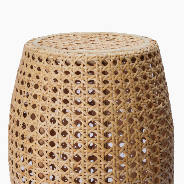 Thread Office Rattan & Lessio Side Table close up