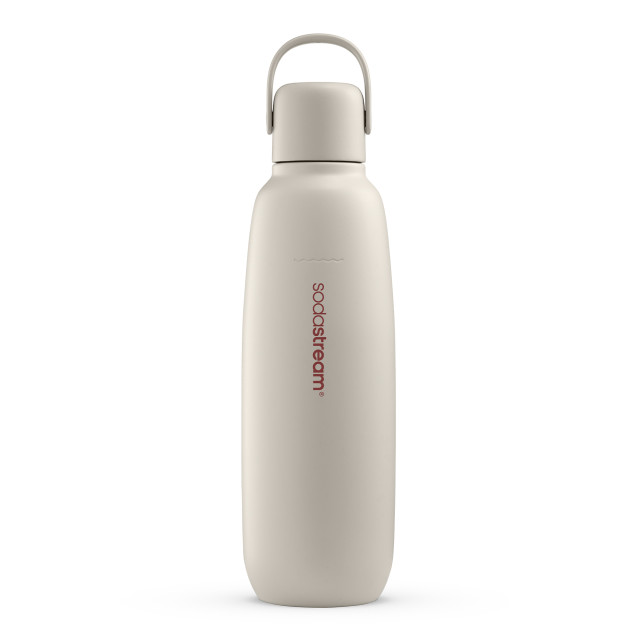 Sodastream Fizz & Go Stainless Steel Bottle, 900ml - Sand