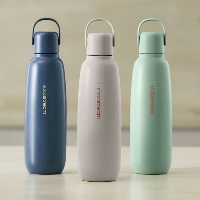 Sodastream Fizz & Go Stainless Steel Bottle, 900ml - Mint with other colours