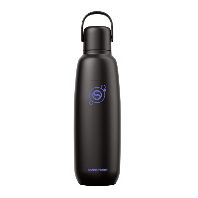 Sodastream Fizz & Go Stainless Steel Bottle, 900ml - Black