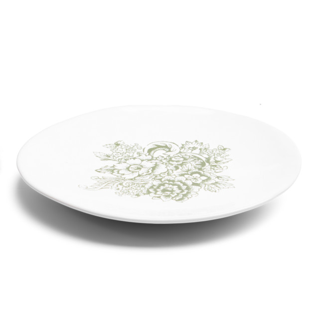 Mervyn Gers Provencal Glazed Stoneware Side Plate, 19cm - Green
