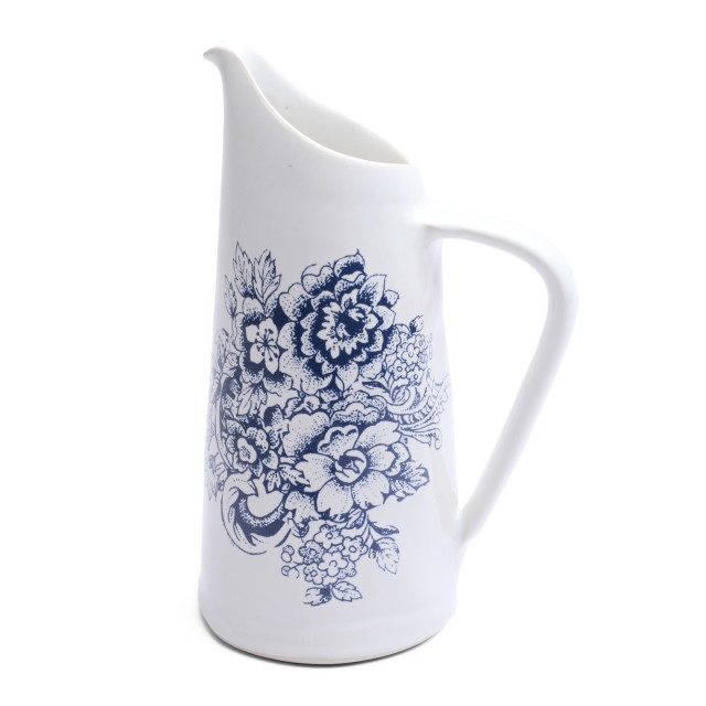 Mervyn Gers Provencal Glazed Stoneware Jug, 1.2L - Blue
