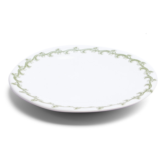 Mervyn Gers Provencal Glazed Stoneware Saucer, 17cm - Green