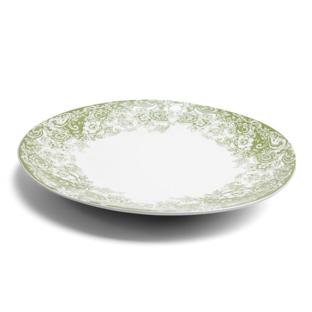Mervyn Gers Provencal Glazed Stoneware Dinner Plate, 28cm - Green