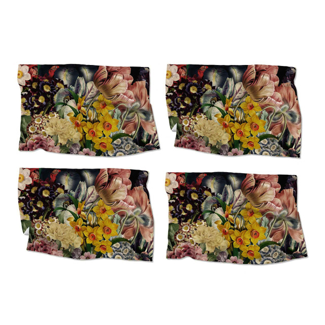 Cara Saven 4 Decor European Summer Placemats, Set of 4