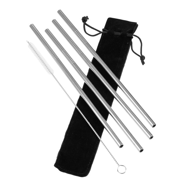 Dalton & Turner Stainless Steel Straws, Set of 4