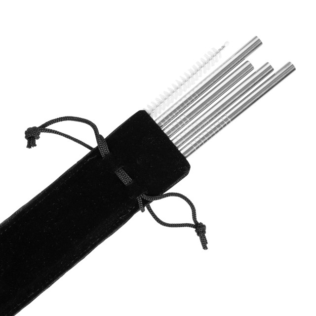 Dalton & Turner Stainless Steel Straws, Set of 4 detail