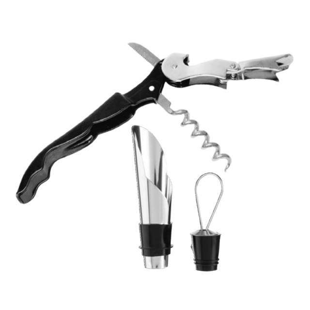 Dalton & Turner Opener & Pourer Stopper Set, 2-Piece